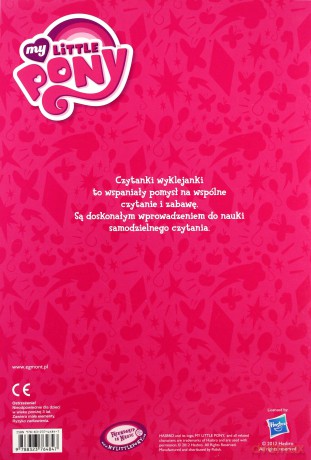 My Little Pony Najpiękniej Jest w Ponyville Czytanka Wyklejanka [KSIĄŻKA]