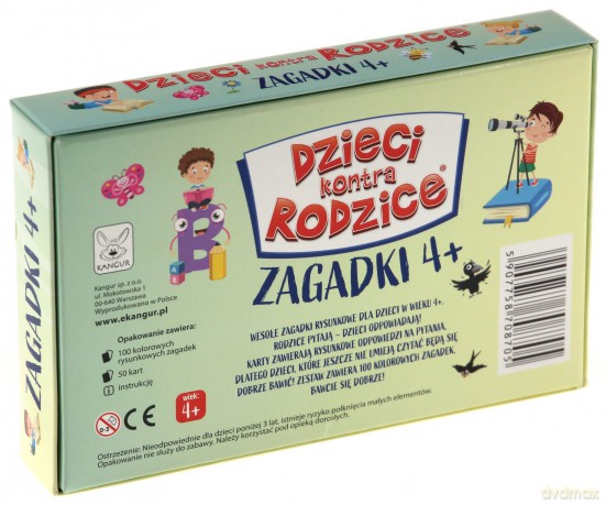Zagadki 4+ Dzieci kontra Rodzice [GRA]