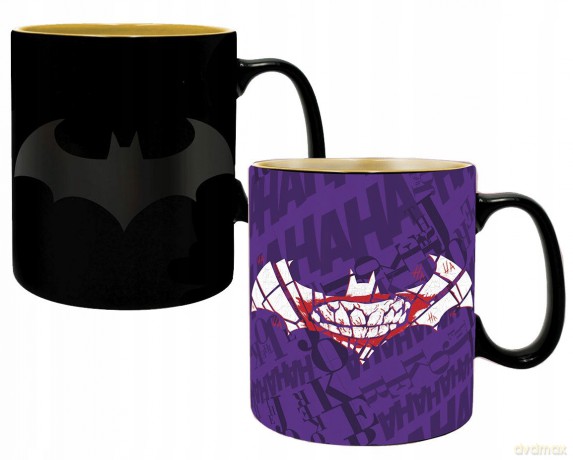 DC COMICS - Kubek zmieniający kolor - 460 ml - Batman Matte - with box