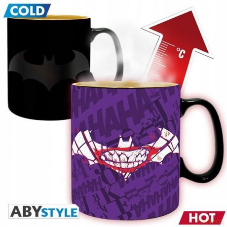 DC COMICS - Kubek zmieniający kolor - 460 ml - Batman Matte - with box