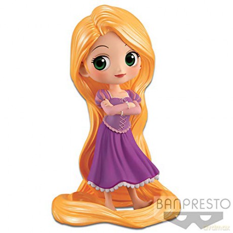 DISNEY - Figurine de collection Q Posket Rapunzel Girlish Charm 14 cm