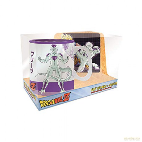 DRAGON BALL - Gift set Kubek 460 ml + Coaster Goku vs Frieza