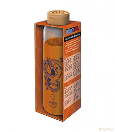 DRAGON BALL - Glass bottle with silicone sleeve - 585 ML.