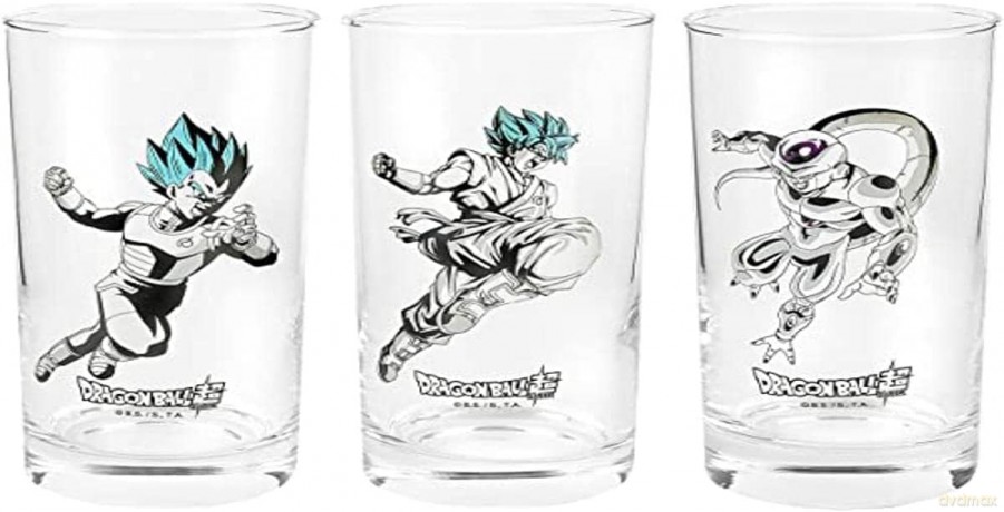 DRAGON BALL SUPER - 3 glasses set