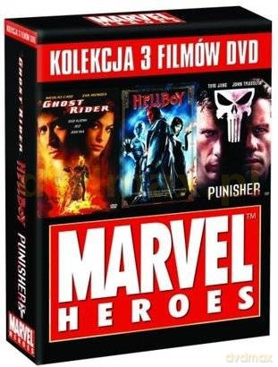 Marvel Kolekcja Komiksowa: Ghost Rider / Hellboy / Punisher [BOX] [3DVD] 