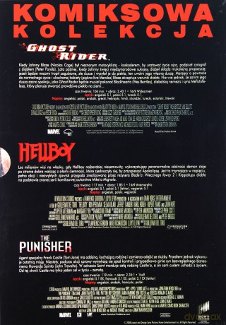 Marvel Kolekcja Komiksowa: Ghost Rider / Hellboy / Punisher [BOX] [3DVD] 