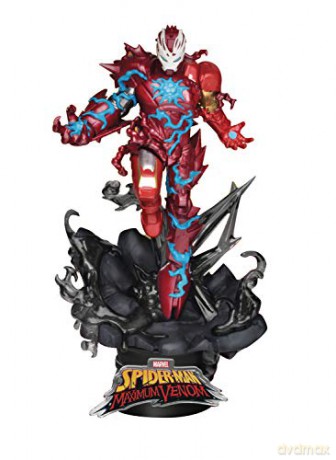 MARVEL - D-Stage Maximum Venom - Iron Man - 16 cm