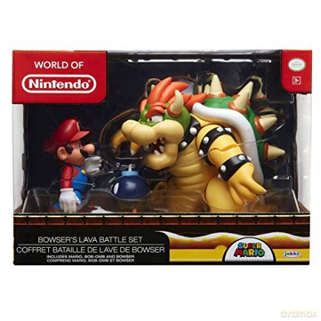 NINTENDO - Action Figures Assortment Mario Vs. Bowser - 10 cm