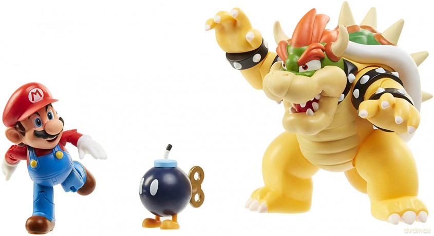 NINTENDO - Action Figures Assortment Mario Vs. Bowser - 10 cm
