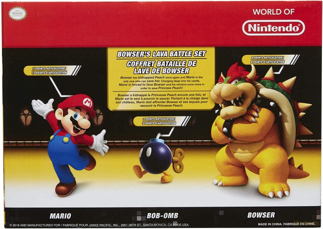 NINTENDO - Action Figures Assortment Mario Vs. Bowser - 10 cm