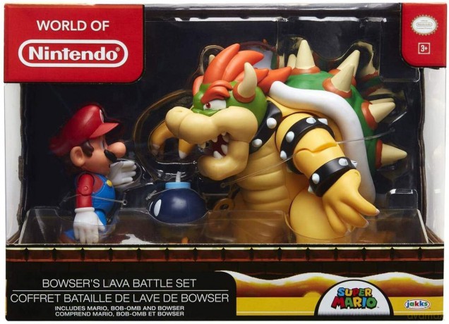 NINTENDO - Action Figures Assortment Mario Vs. Bowser - 10 cm