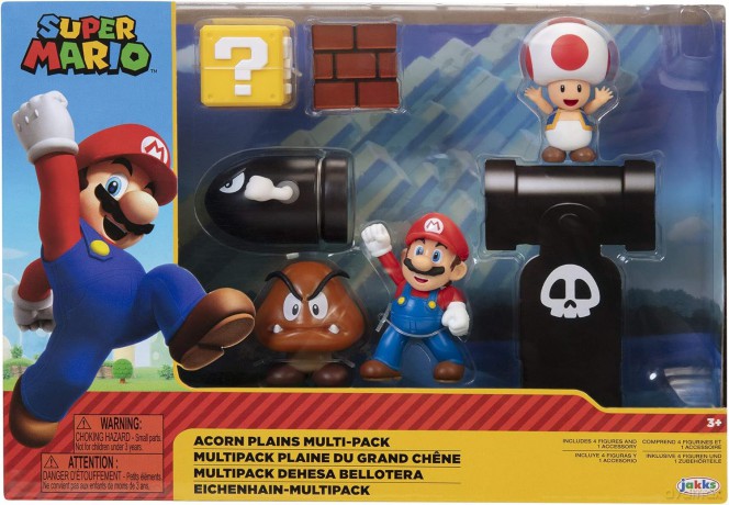 NINTENDO - Assortiment 5 Mario World Classic figures