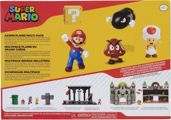 NINTENDO - Assortiment 5 Mario World Classic figures