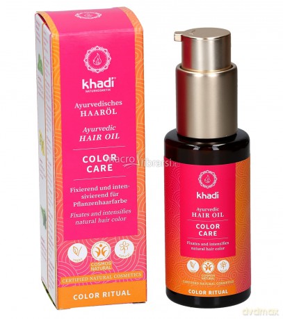Ochronny olejek do włosów Khadi - Color Care
