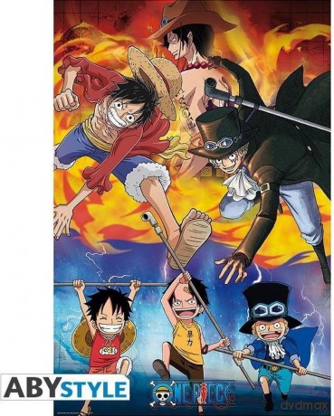 ONE PIECE - Poster Ace Sabo Luffy (91.5x61)