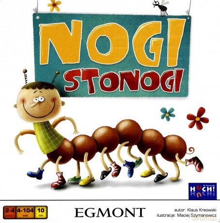 Nogi Stonogi Gra Planszowa (twarda) - Kalus Kreowski [KSIĄŻKA]