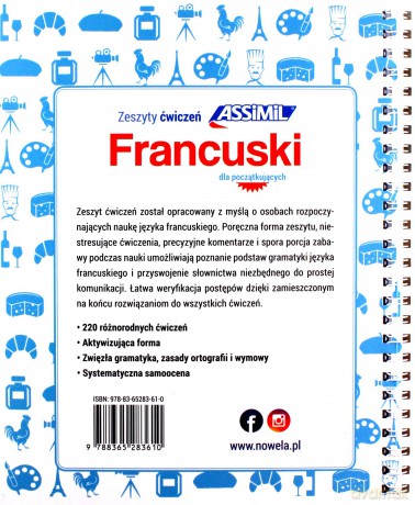 Francuski dla początkujących 220 ćwiczeń + klucz - Estelle Demontrond-Box [KSIĄŻKA]