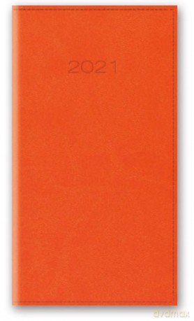 Kalendarz 2021 11T A6 kieszonkowy pomarańczowy vivella [KALENDARZ]