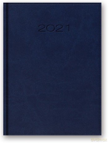 Kalendarz 2021 A5 dzienny opr vivella nieb [KALENDARZ]