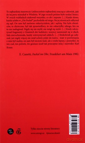Kometa w Wiedniu - Karl Kraus [KSIĄŻKA]
