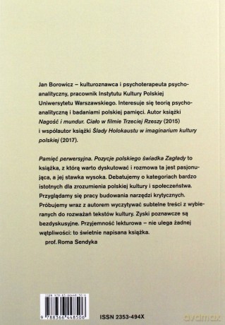 Pamięć perwersyjna - Jan Borowicz [KSIĄŻKA]