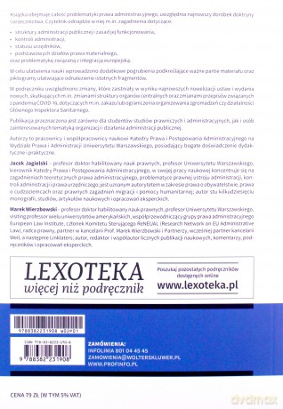 Prawo administracyjne - Jacek Jagielski, Marek Wierzbowski [KSIĄŻKA]