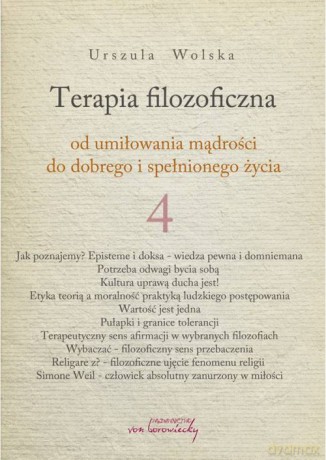 Terapia Filozoficzna 4 - Urszula Wolska [KSIĄŻKA]