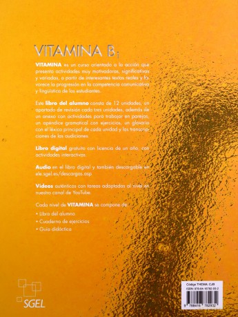 Vitamina B1 Libro del alumno - Berta Sarralde, Eva Casarejos [KSIĄŻKA]