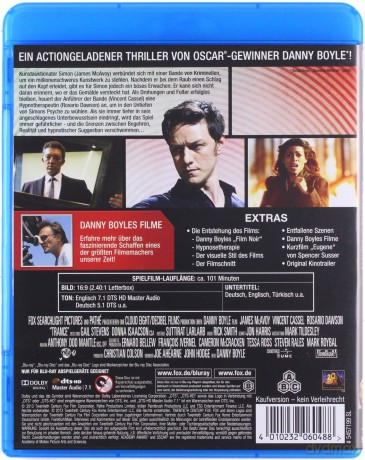Trance (Trans) [Blu-Ray]