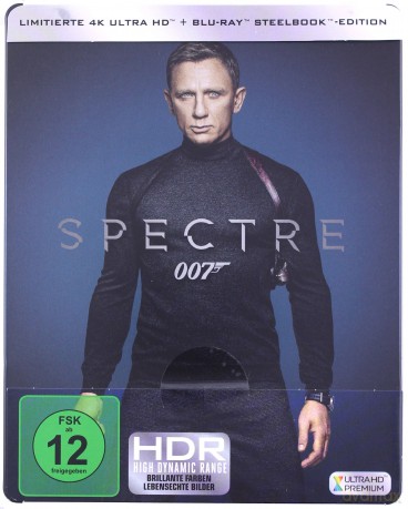 007 Spectre (steelbook) [Blu-Ray 4K]+[Blu-Ray]