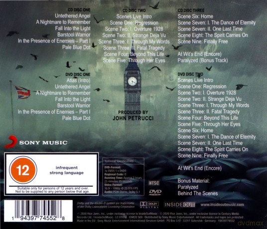 Dream Theater: Distant Memories - Live in London [3CD]+[2DVD]