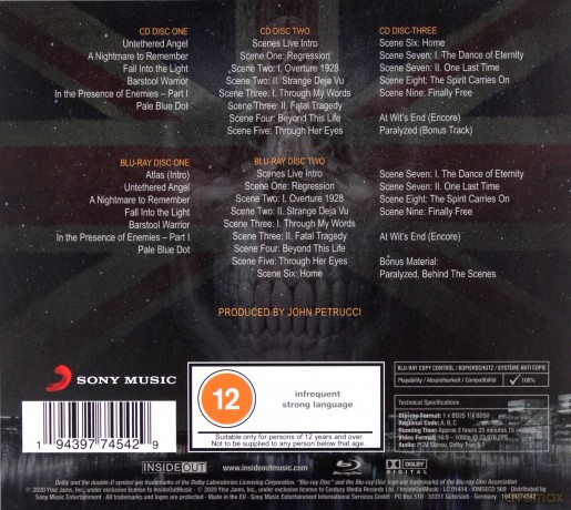 Dream Theater: Distant Memories - Live in London [3CD]+[2xBlu-Ray]