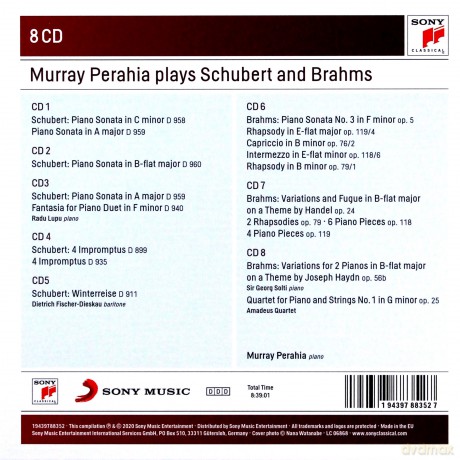 Murray Perahia: Murray Perahia Plays Brahms and Schubert [8CD]