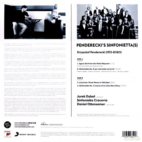 Sinfonietta Cracovia: Penderecki´s Sinfonietta(s) [Winyl]
