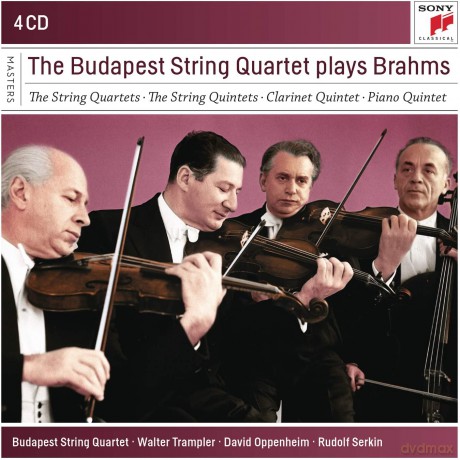 Budapest String Quartet: The Budapest Strinq Quartet Play Brahms [4CD]