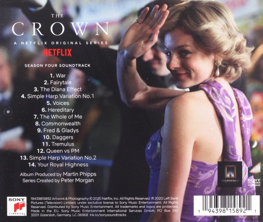 The Crown: Season Four soundtrack (Martin Phipps) [CD]