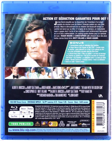 007 James Bond The Man with the Golden Gun (Człowiek ze złotym pistoletem) [Blu-Ray]