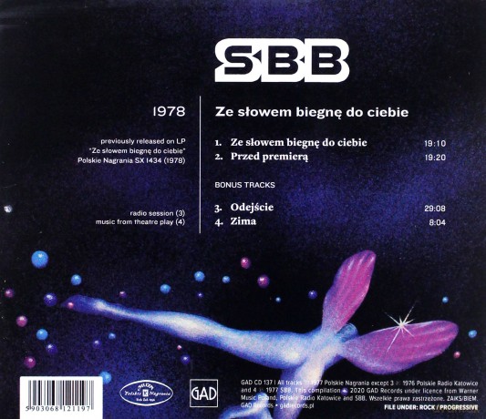 SBB: Ze Słowem Biegnę Do Ciebie [CD]