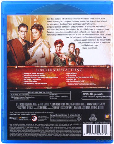 Spartacus: Gods of the Arena: Season 1 (Spartakus: Bogowie areny: Sezon 1) [3xBlu-Ray]