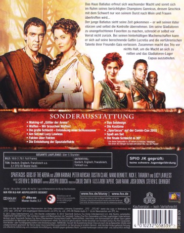 Spartacus: Gods of the Arena: Season 1 (Spartakus: Bogowie areny: Sezon 1) [3xBlu-Ray]