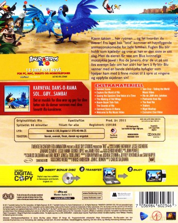 Rio [Blu-Ray]+[DVD]