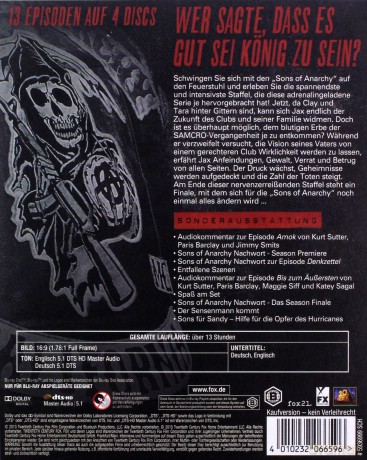 Sons of Anarchy: Season 6 (Synowie Anarchii) [BOX] [4xBlu-Ray]