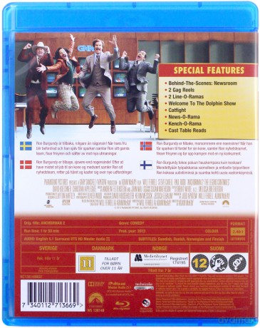 Anchorman 2: The Legend Continues (Legenda telewizji 2: Kontynuacja) [Blu-Ray]