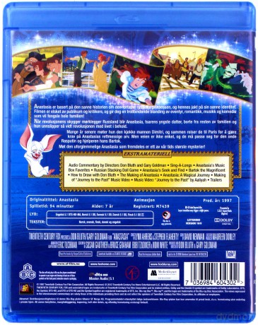 Anastazja [Blu-Ray]