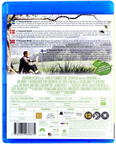 A Thousand Words (Tysiąc słów) [Blu-Ray]