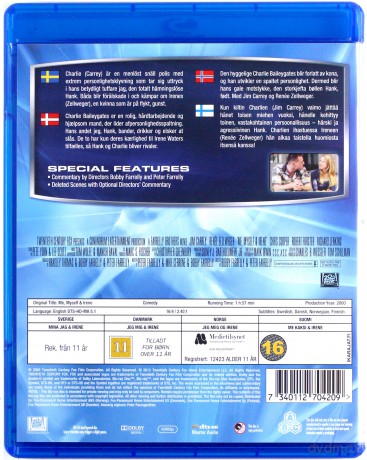 Me, Myself & Irene (Ja, Irena i ja) [Blu-Ray]