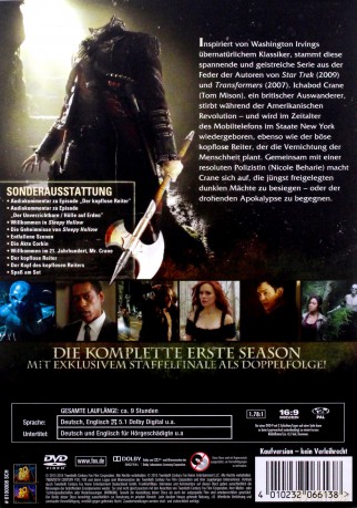 Sleepy Hollow Season 1 (Jeździec bez głowy) [4DVD]