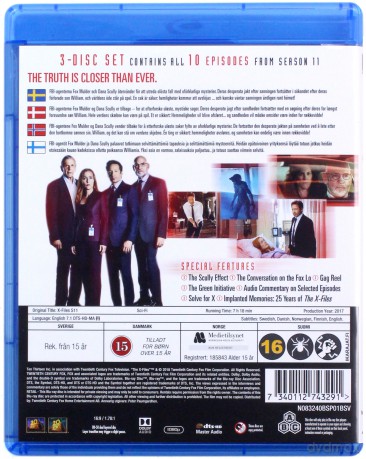 The X Files: Season 11 (Z archiwum X: Sezon 11) [3xBlu-Ray]