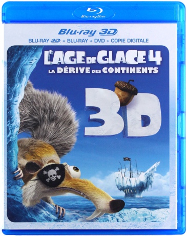 Ice Age 4: Continental Drift (Epoka Lodowcowa 4: Wędrówka kontynentów) [Blu-Ray 3D]+[Blu-Ray]+[DVD]
