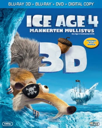 Ice Age: Continental Drift (Epoka Lodowcowa 4: Wędrówka kontynentów) [Blu-Ray 3D]+[Blu-Ray]